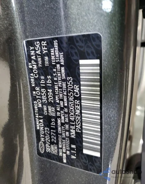 2024 Hyundai Elantra Se from USA, damaged, VIN KMHLL4DGXRU657053